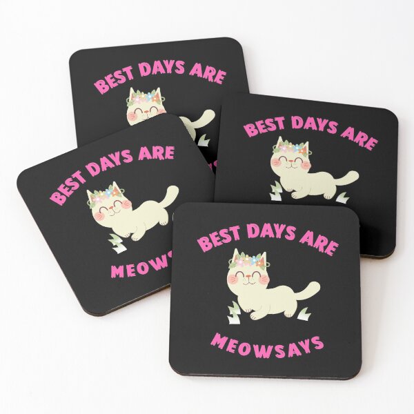 Item preview, Best days are meowdays - cat toys, cat lover gifts for women, cat lover gifts, cat lovers gifts for girls, cat lover t shirt, cat lover quotes designed and sold by mr&mrsmalik malik.