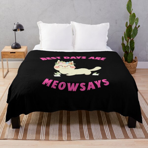 Item preview, Best days are meowdays - cat toys, cat lover gifts for women, cat lover gifts, cat lovers gifts for girls, cat lover t shirt, cat lover quotes designed and sold by mr&mrsmalik malik.