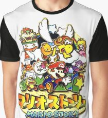 JP Paper Mario Box Art/ Mario Story マリオストーリー Box Art Graphic T-Shirt