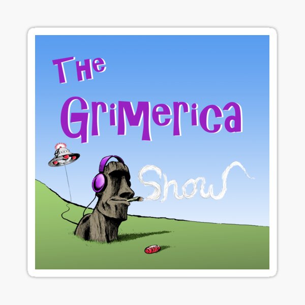 Classic Grimerica Logo Sticker