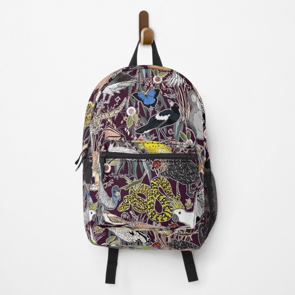 Item preview, Fauna Australiana - aubergine designed and sold by Claire Bowley.