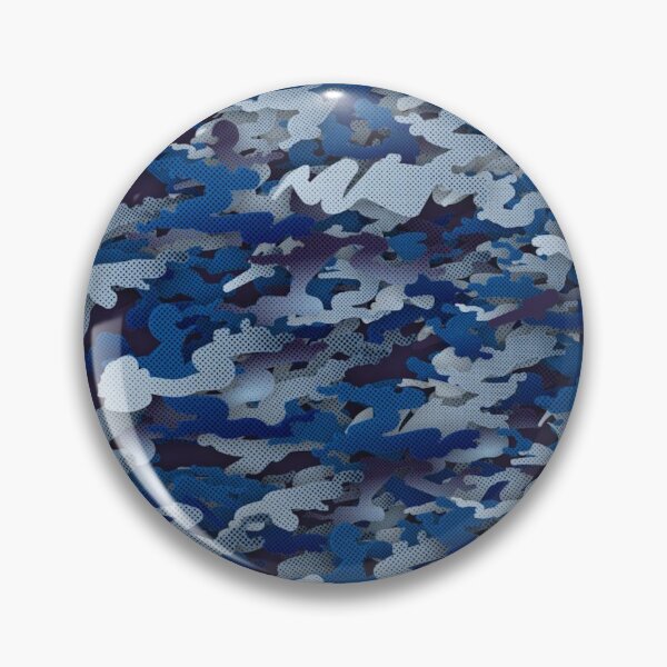 Item preview, Marine Blue Camouflage designed and sold by GingerMS.