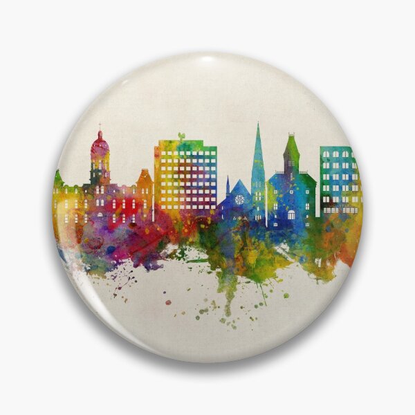 Item preview, Fredericton Canada Skyline designed and sold by ArtPrints.