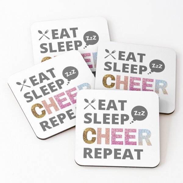 Item preview, eat sleep cheer repeat designed and sold by redsh2564.