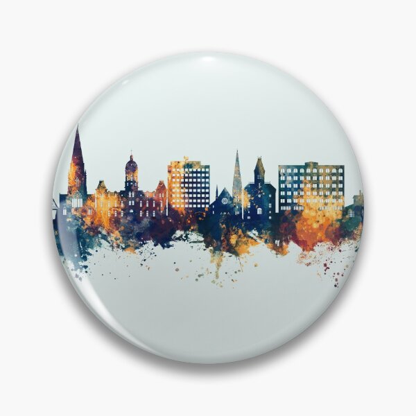 Item preview, Fredericton Canada Skyline designed and sold by ArtPrints.