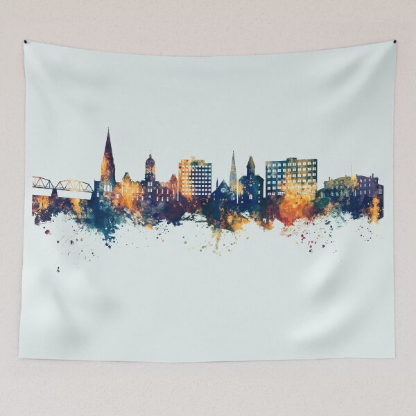 Item preview, Fredericton Canada Skyline designed and sold by ArtPrints.