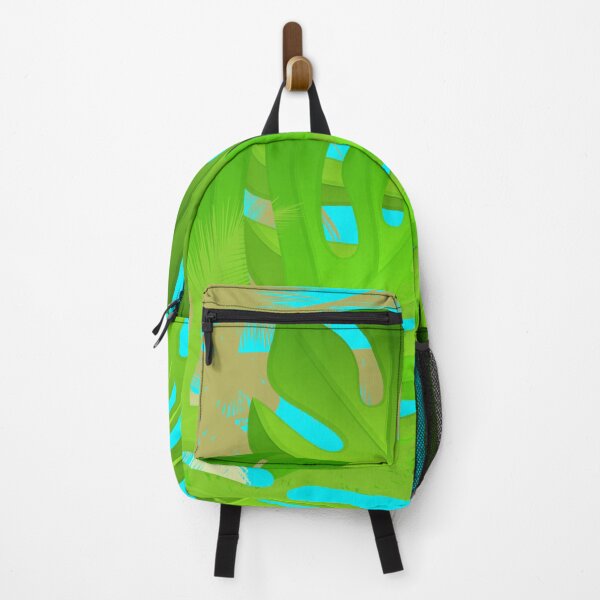 Item preview, Golden Palms Green Leaves Monstera designed and sold by MyREDBlack.