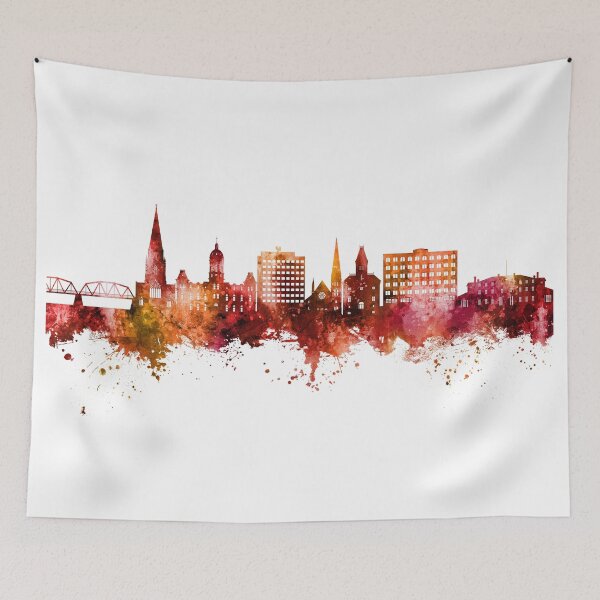 Item preview, Fredericton Canada Skyline designed and sold by ArtPrints.