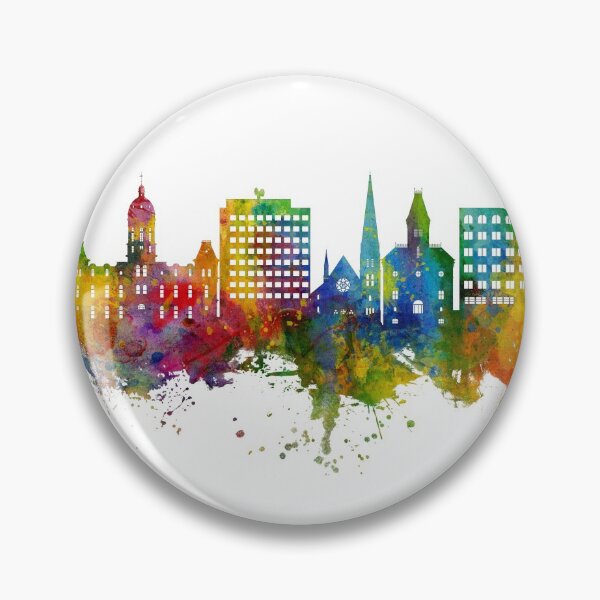Item preview, Fredericton Canada Skyline designed and sold by ArtPrints.