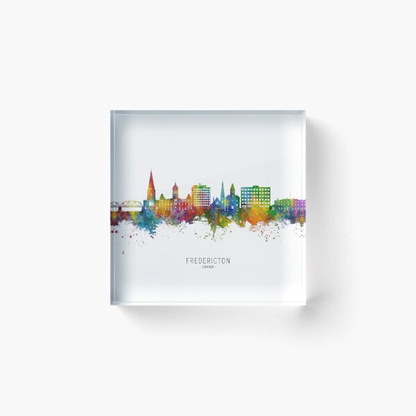 Item preview, Fredericton Canada Skyline designed and sold by ArtPrints.