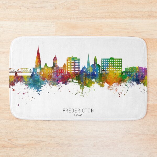 Item preview, Fredericton Canada Skyline designed and sold by ArtPrints.