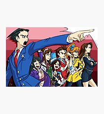Ace Attorney Defense Photographic Print