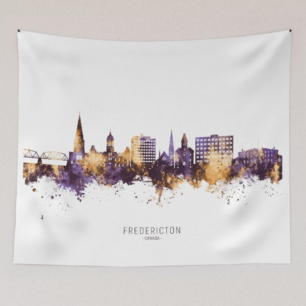 Item preview, Fredericton Canada Skyline designed and sold by ArtPrints.