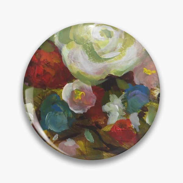 Item preview, 6"x 6" Oil Painting of Flowers in Bloom designed and sold by twhiteart.