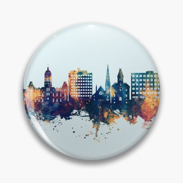 Item preview, Fredericton Canada Skyline designed and sold by ArtPrints.