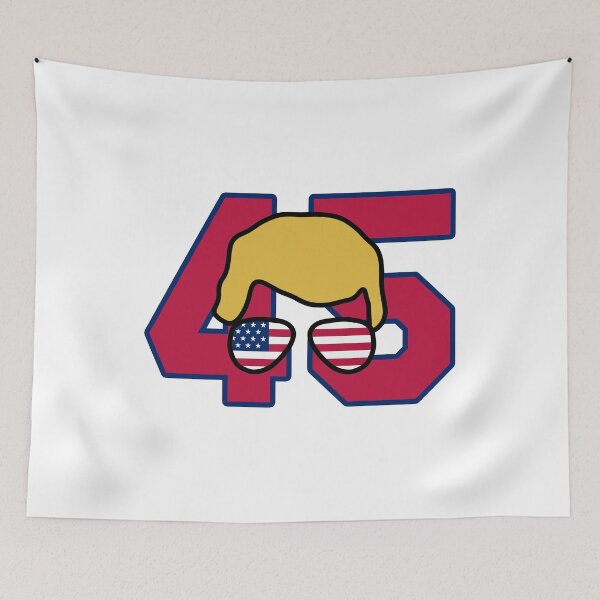 Item preview, 45 President Donald Trump Red designed and sold by Bo-Bros-Tees.