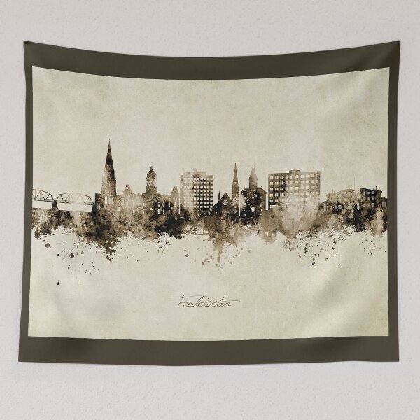 Item preview, Fredericton Canada Skyline designed and sold by ArtPrints.