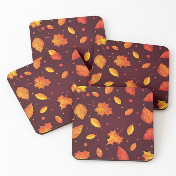 Item preview, Autumn leaves detail pattern designed and sold by Hoetoons.