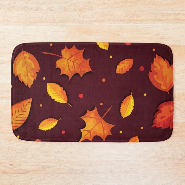 Item preview, Autumn leaves detail pattern designed and sold by Hoetoons.