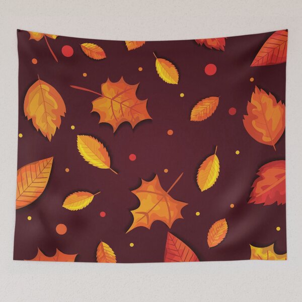 Item preview, Autumn leaves detail pattern designed and sold by Hoetoons.