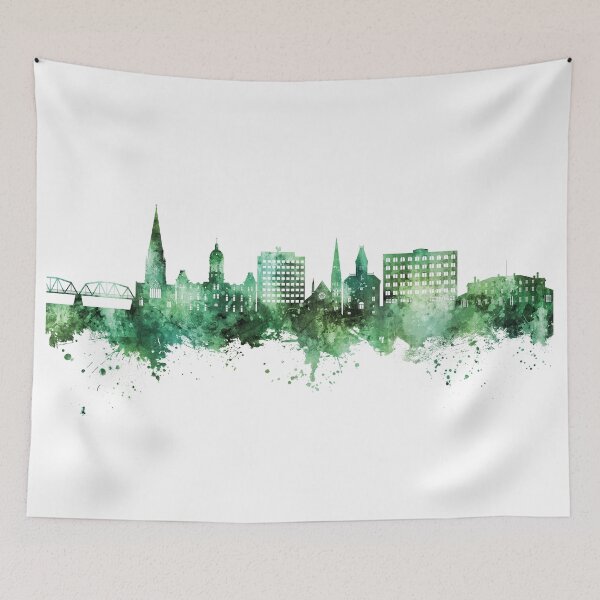 Item preview, Fredericton Canada Skyline designed and sold by ArtPrints.