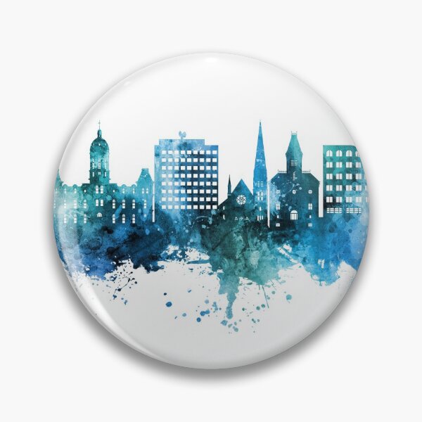 Item preview, Fredericton Canada Skyline designed and sold by ArtPrints.