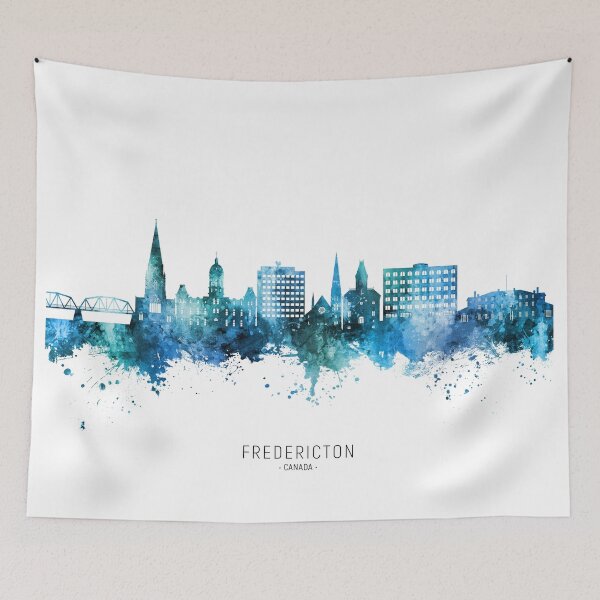 Item preview, Fredericton Canada Skyline designed and sold by ArtPrints.