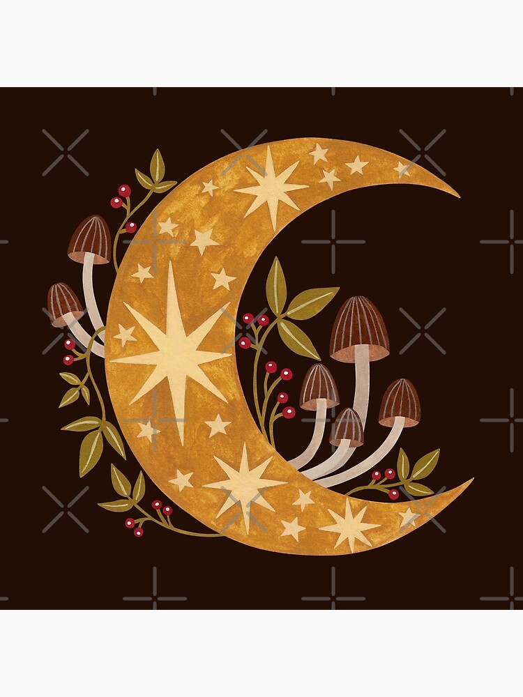 Forest Moon Art Board Print For Sale By Laorel Redbubble