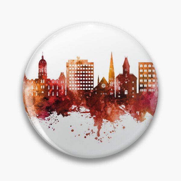 Item preview, Fredericton Canada Skyline designed and sold by ArtPrints.