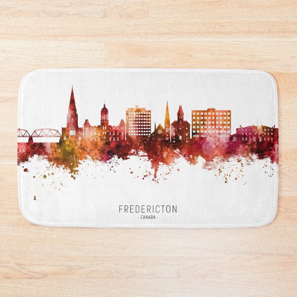 Item preview, Fredericton Canada Skyline designed and sold by ArtPrints.