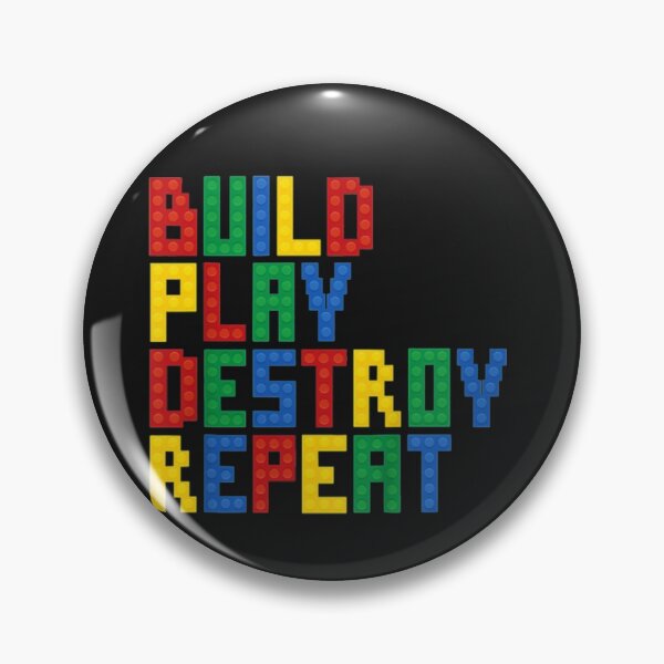 Item preview, Build Play Destroy Repeat Building Blocks designed and sold by StarcyWol.