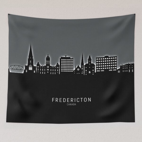 Item preview, Fredericton Canada Skyline designed and sold by ArtPrints.