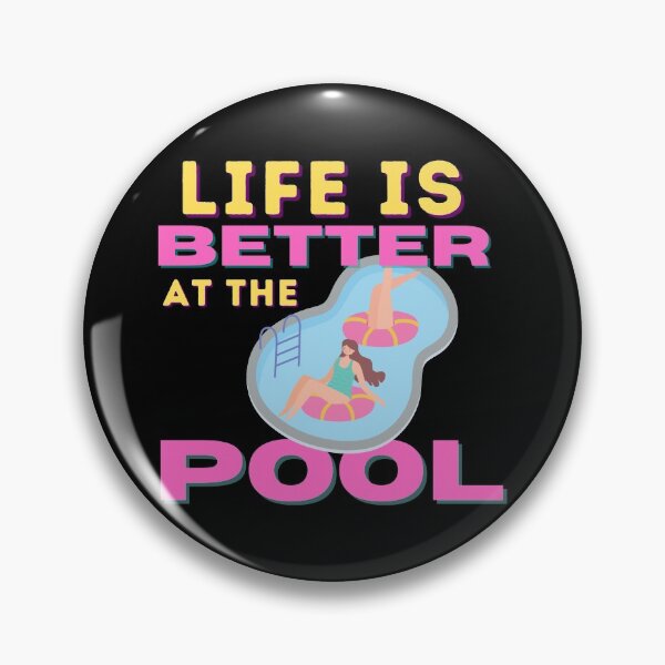Item preview, Life Is Better At The Pool designed and sold by mirzadesign.