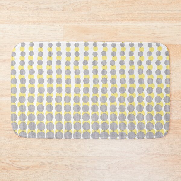 Item preview, mellow grey yellow dotty  designed and sold by designbywhacky.