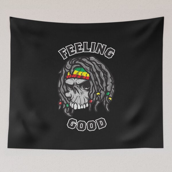 Item preview, Rasta Skull Feeling Good designed and sold by maje23.