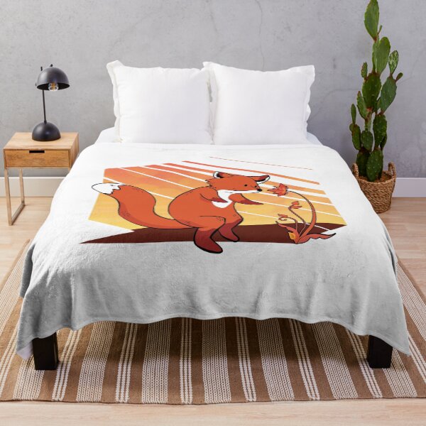 Item preview, Cute Fox Smelling A Flower designed and sold by artado.