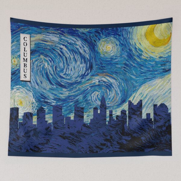 Item preview, Columbus Van Gogh Starry Night designed and sold by DFerraz.