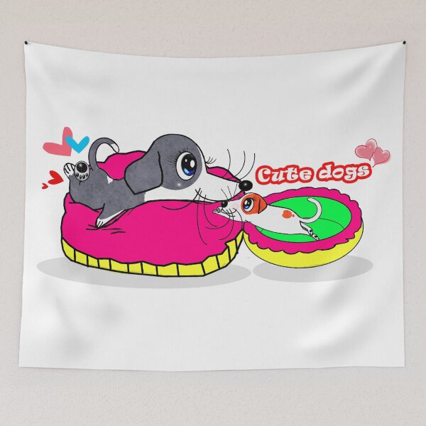 Item preview, cute dogs  designed and sold by Shirley cute art .