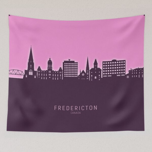 Item preview, Fredericton Canada Skyline designed and sold by ArtPrints.