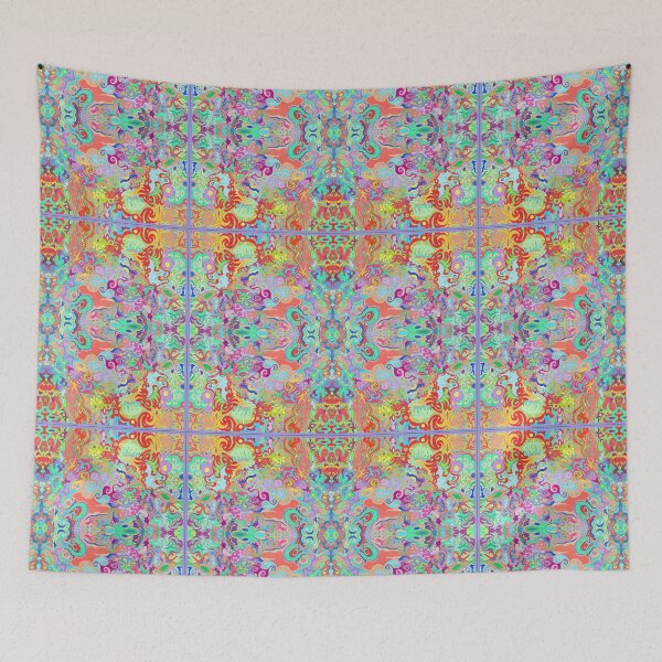 Item preview, Compass Multi-colour Bold Organic Living Art Design Fractal (Framed) designed and sold by Julia Woodman.