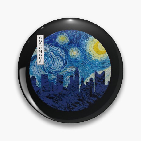 Item preview, Columbus Starry Night Van Gogh Circle designed and sold by DFerraz.