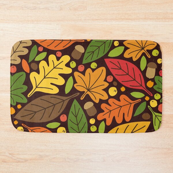Item preview, Autumn leaves detail pattern designed and sold by Hoetoons.
