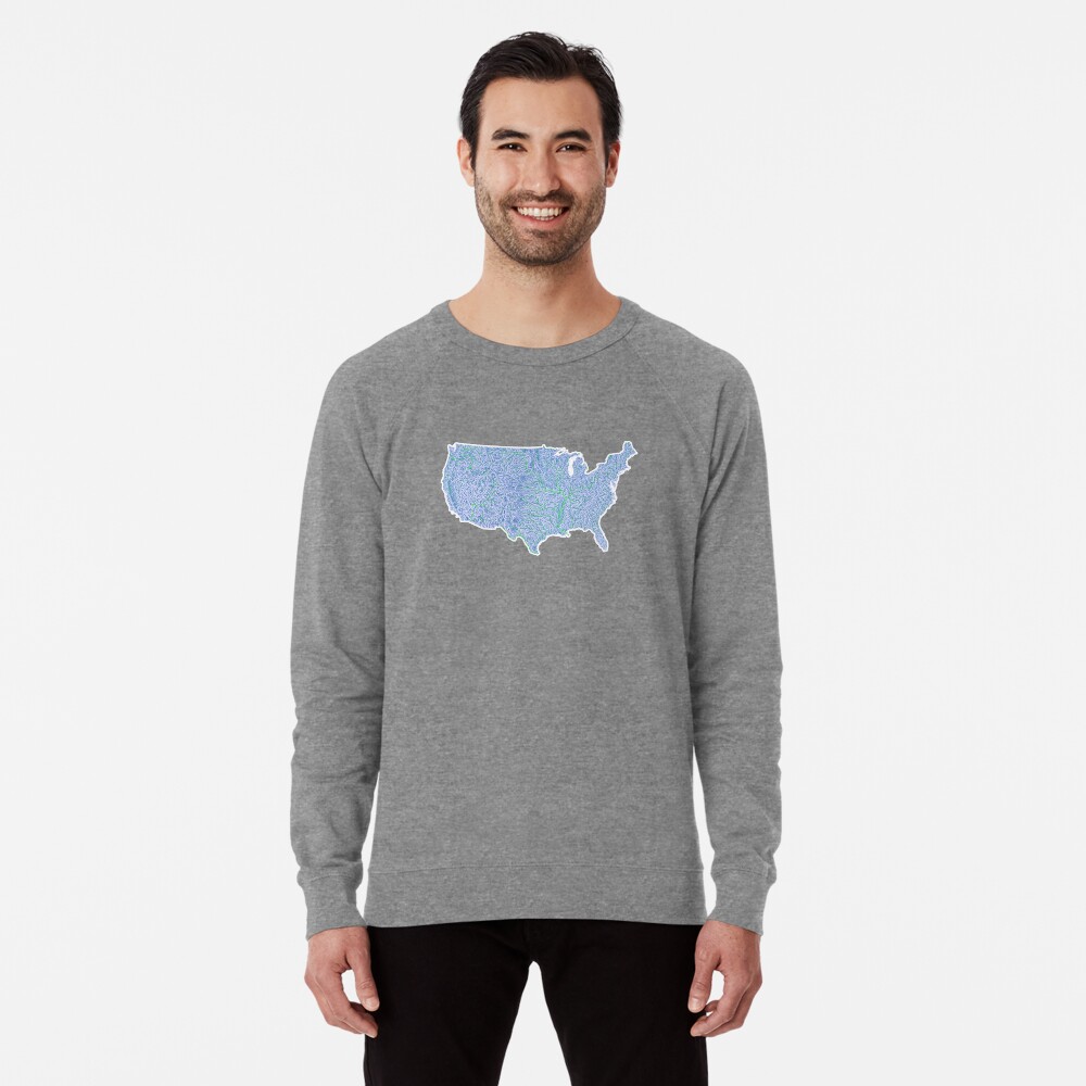 Item preview, Lightweight Sweatshirt designed and sold by GrasshopperGeo.