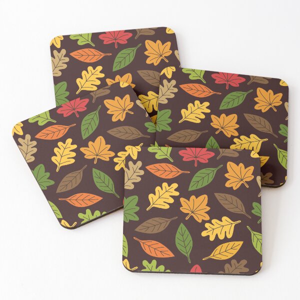 Item preview, Autumn leaves detail pattern designed and sold by Hoetoons.