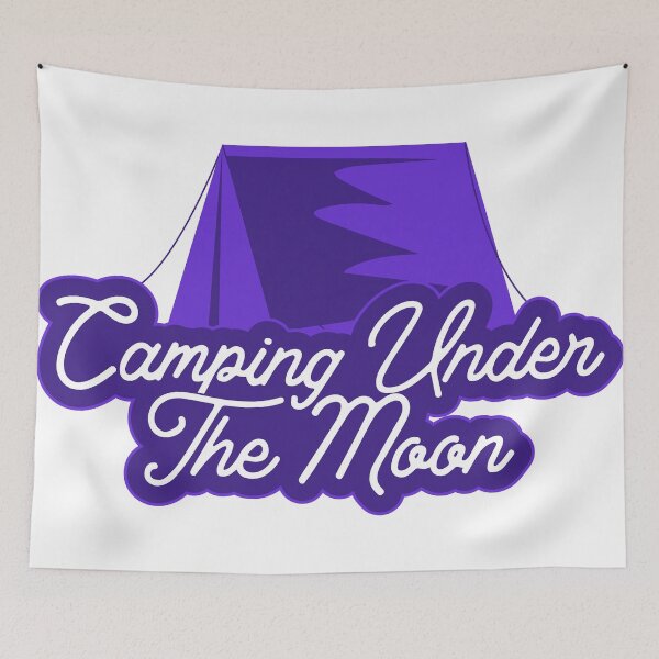 Item preview, Camping Under The Moon designed and sold by HamzaZemharir.