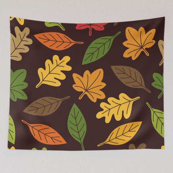 Item preview, Autumn leaves detail pattern designed and sold by Hoetoons.