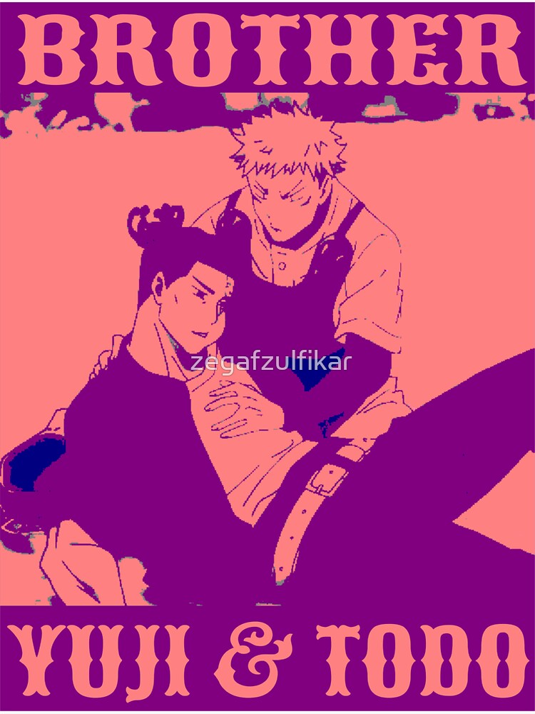 Brother Jujutsu Kaisen Yuji Itadori And Aoi Todo Sticker For Sale By Zegafzulfikar Redbubble 5486