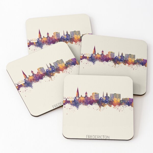 Item preview, Fredericton Canada Skyline designed and sold by ArtPrints.