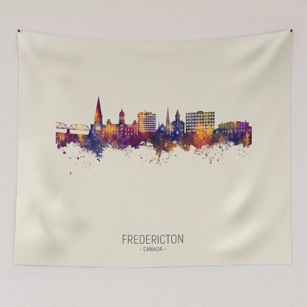 Item preview, Fredericton Canada Skyline designed and sold by ArtPrints.
