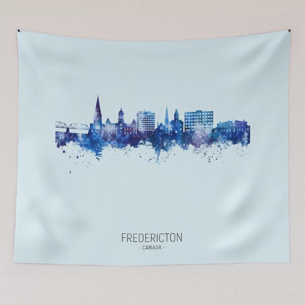 Item preview, Fredericton Canada Skyline designed and sold by ArtPrints.